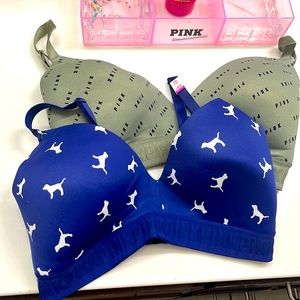 Pink Victoria Secret Wireless Bra